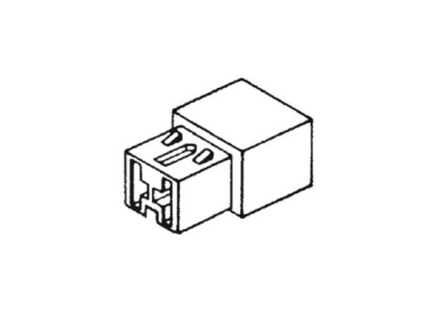 Koblingsstykke Han 6,3mm 2-Pol (10) ETB612 