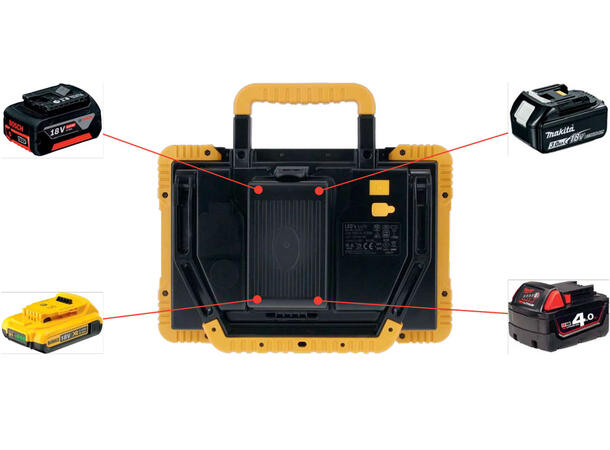 LED Arbeidslampe 18V 