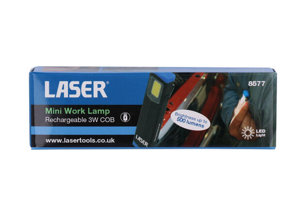 Lampe LED oppladbar 3W 500 lumen 