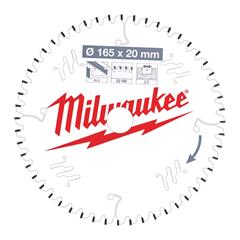 Milwaukee sirkelsagblad A165X20X2,2X52