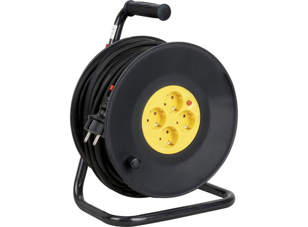 Kabeltrommel 1,5mm² 230V 25M Kst/PVC 