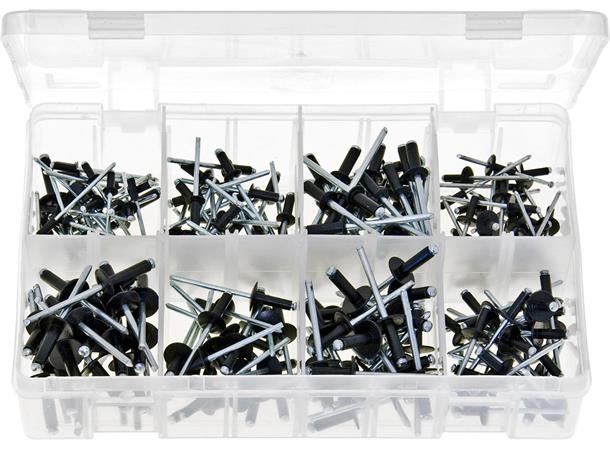 Popnagler Sort (200) 3,2 - 4,8mm 