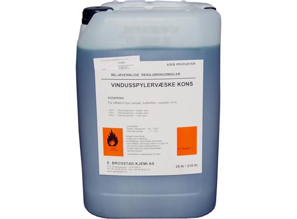 Spylevæske kons. 25L (->210L) 6000 0025/Kran 