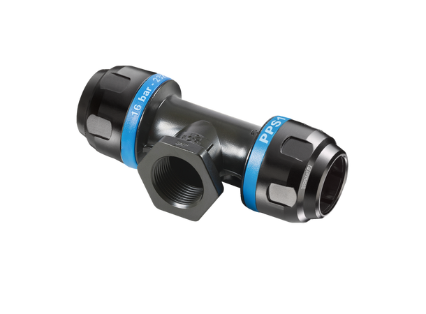 T-Skjøt 25mm Med 1/2" innv. uttak 