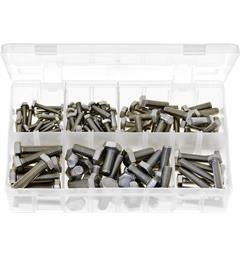6kt Skrue DIN 933 (120) 5x25 - 10x40mm Kvalitet: A2