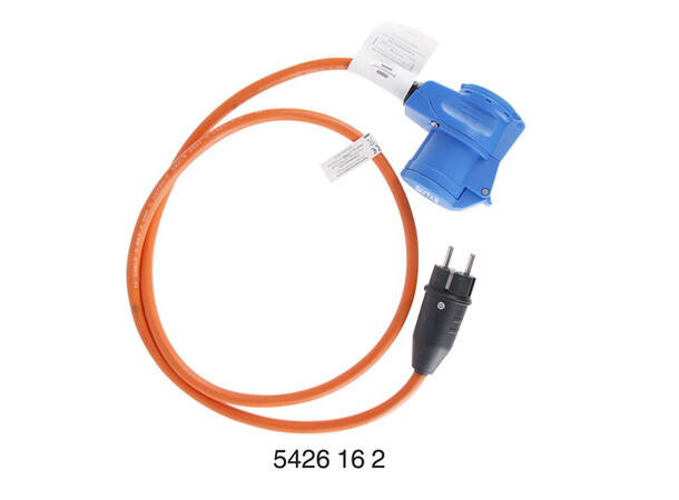 Camping adapterkabel 230V, 1,5m 