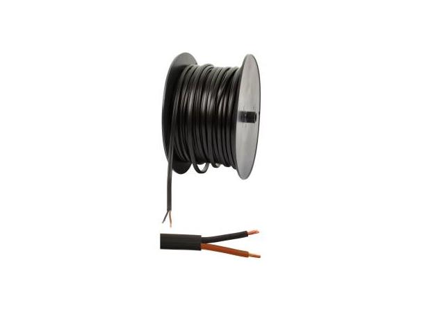 Kabel Dob.isolert Sort (25M) 2 X 2,5KV 