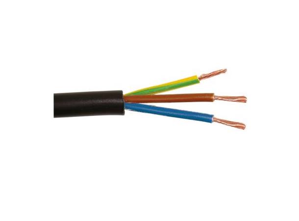 Kabel Pvc Sort 3X1,5 (50) 