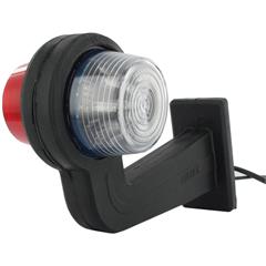 Lampe Mark.Rød/Hvit Lang LED Gylle