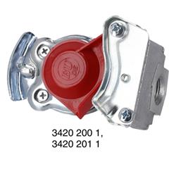 Luftkobling henger st M22 x 1,5 Rød standard