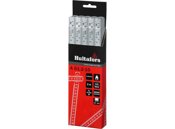 Meterstokk 1M Aluminium mm 