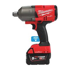 Muttertrekker 18v 5ah 3/4" ONE-KEY™ Milwaukee muttertr. m/batteri og lader