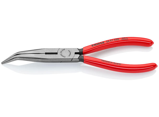 Tang Flatrund/Spiss m/Bøy 200mm Knipex 
