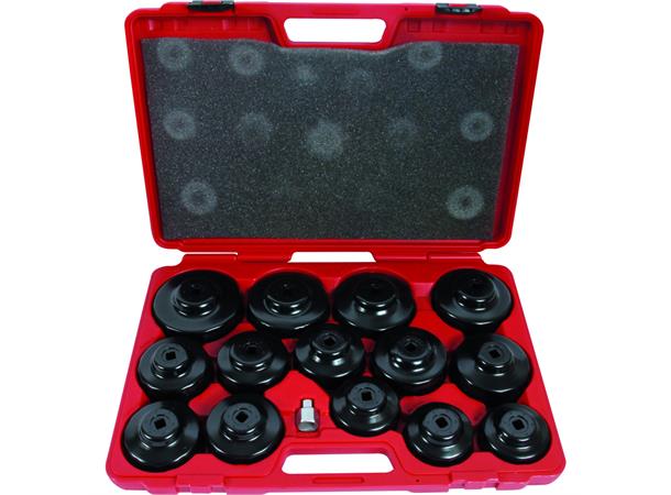 Oljefilternøkkel Sett /Kopper 3/8" Koffert (15) 