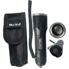Håndlampe 3W LED m/zoom +etui .