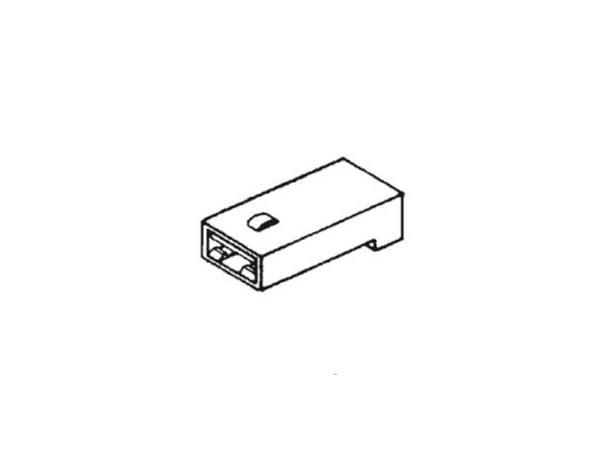 Koblingsstykke Han 6,3mm 1-Pol (10) ETB611 