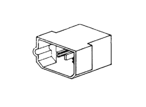 Koblingsstykke Hun 6,3mm 4-Pol  (10) ETB624 