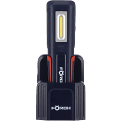 LED lampe med ladestasjon