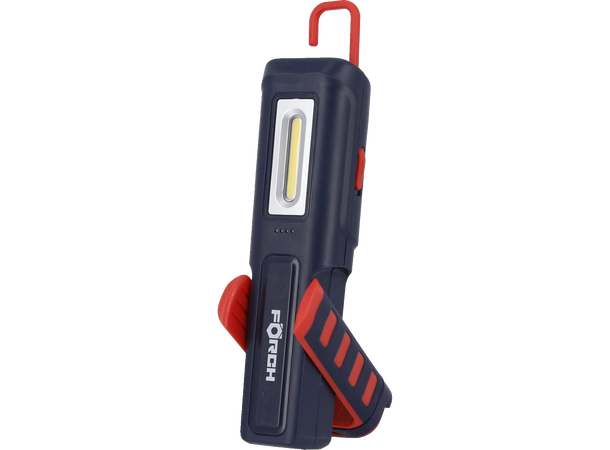 LED lampe med ladestasjon 