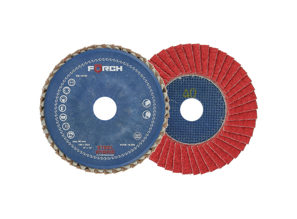 Lamellrondell Keramik Steel Hybrid 125mm P40 