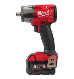 Milwaukee Mellomstor 1/2" Muttertrekker M18 FUEL m/batt 881 Nm