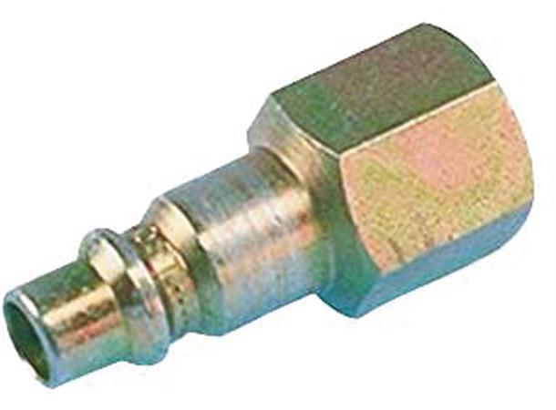 Nippel 1/4" Innv.gjenger ISO 6150 B - 6 mm 