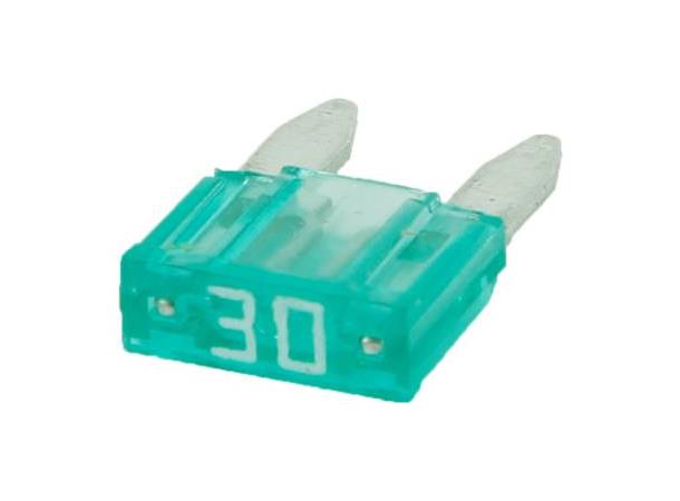 Sikring Blad Mini Fuse 30Amp (50 stk) EFB130 