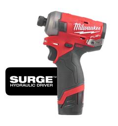 Slagskrutrekker m/batt Milwaukee M12 FUEL SURGE