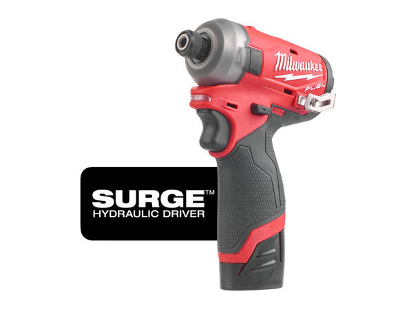Slagskrutrekker m/batt Milwaukee M12 FUEL SURGE 