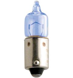 12V 6W Halogen blue lyspære Bax9S 68163