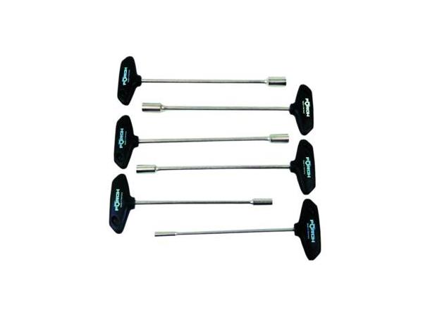 6-Kt Skrutrekker m/ T-Håndtak 6 -13mm 