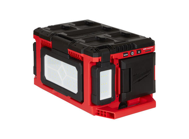 Omerådelys med lader 3000 Lumen Milwaukee M18 PACKOUT™ 