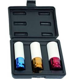 Pipesett Kraft 1/2" 4-kt m/Farger 17/19/21 mm