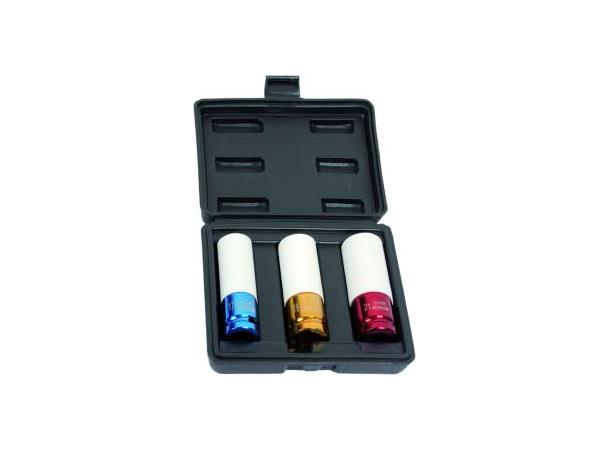 Pipesett Kraft 1/2" 4-kt m/Farger 17/19/21 mm 