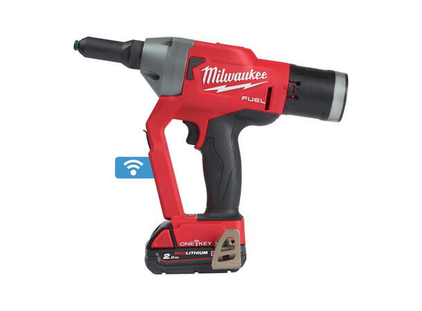 Popnaglemaskin m/batt Milwaukee M18 FUEL ONE-KEY 