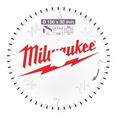 Sirkelsagblad A190X30X2,4X54 Milwaukee