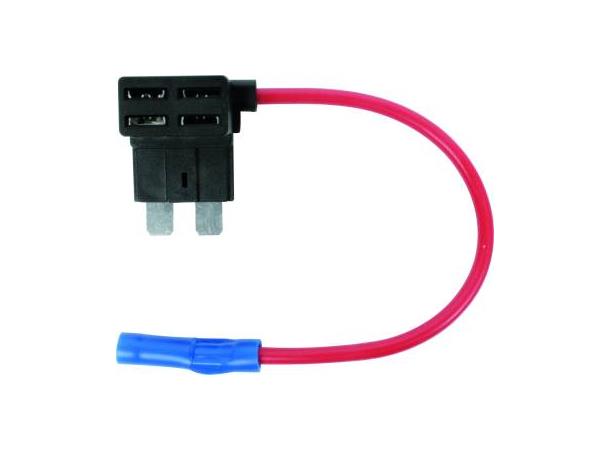 Strømuttak m/Sikringsholder Standard Bladsikring 