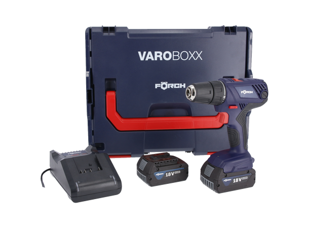 Drill 18V 4AH 55Nm Förch 18V  2X4AH + Lader 