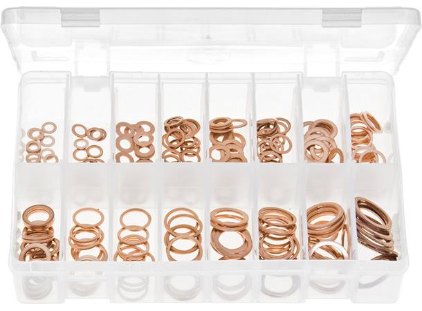 Kobberringer DIN 760 5 x 9 - 20 x 26mm 