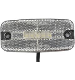 Lampe Markering hvit 12-24V LUCIDITY