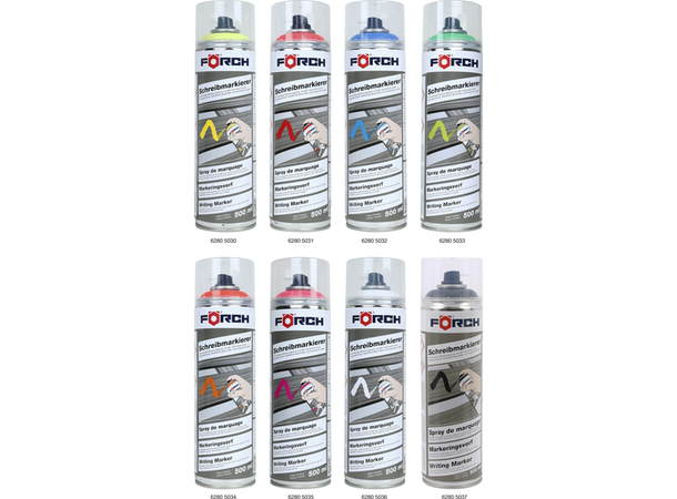 Merkespray Skrive-  Rød   500 ml Förch 