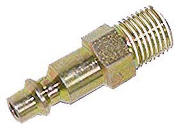 Nippel 1/4" Utv. Gjenger ISO 6150 B - 6 mm 