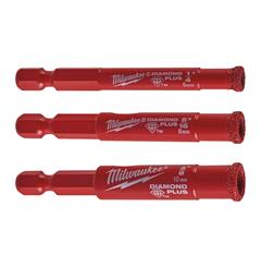 Diamond Max Tile Drill Set -3pc Milwaukee