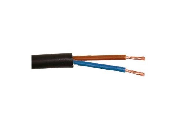Kabel Gummi Sort 2X1 (50) 