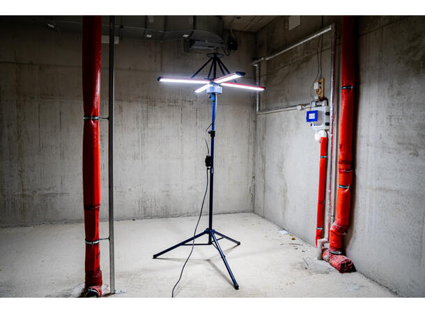 LED lys 360º 4x60w teleskop 12.000 / 24.000 lumen 