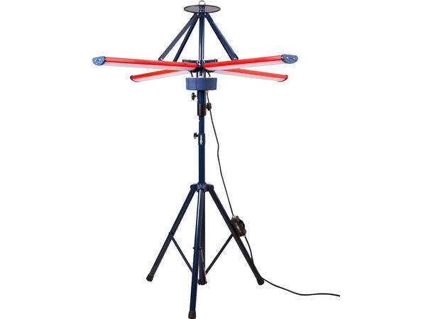 LED lys 360º 4x60w teleskop 12.000 / 24.000 lumen 