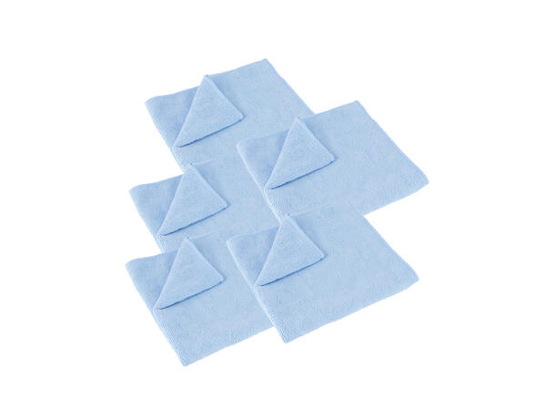 Mikrofiberkluter Universal 5pk 40 x 40cm Blå 