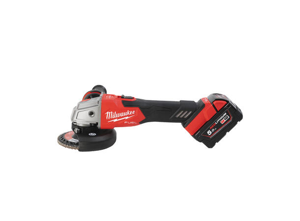 Vinkelsliper 125mm m/batt Milwaukee M18 FUEL 