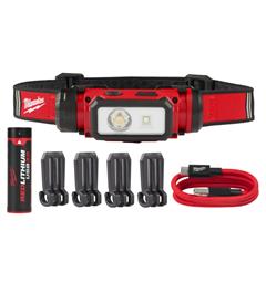 Hodelykt 600lumen Hjelm Milwaukee