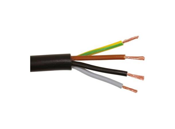 Kabel Pvc Sort 4X1 (50) 